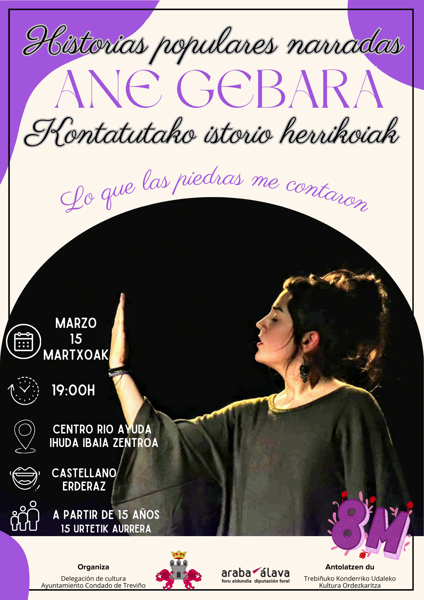 Historias populares narradas por Ane Gebara/Ane Gebarak kontatutako istorio herrikoiak