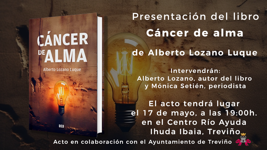 Presentación del libro "Cáncer de alma"/"Cáncer de alma" liburuaren aurkezpena