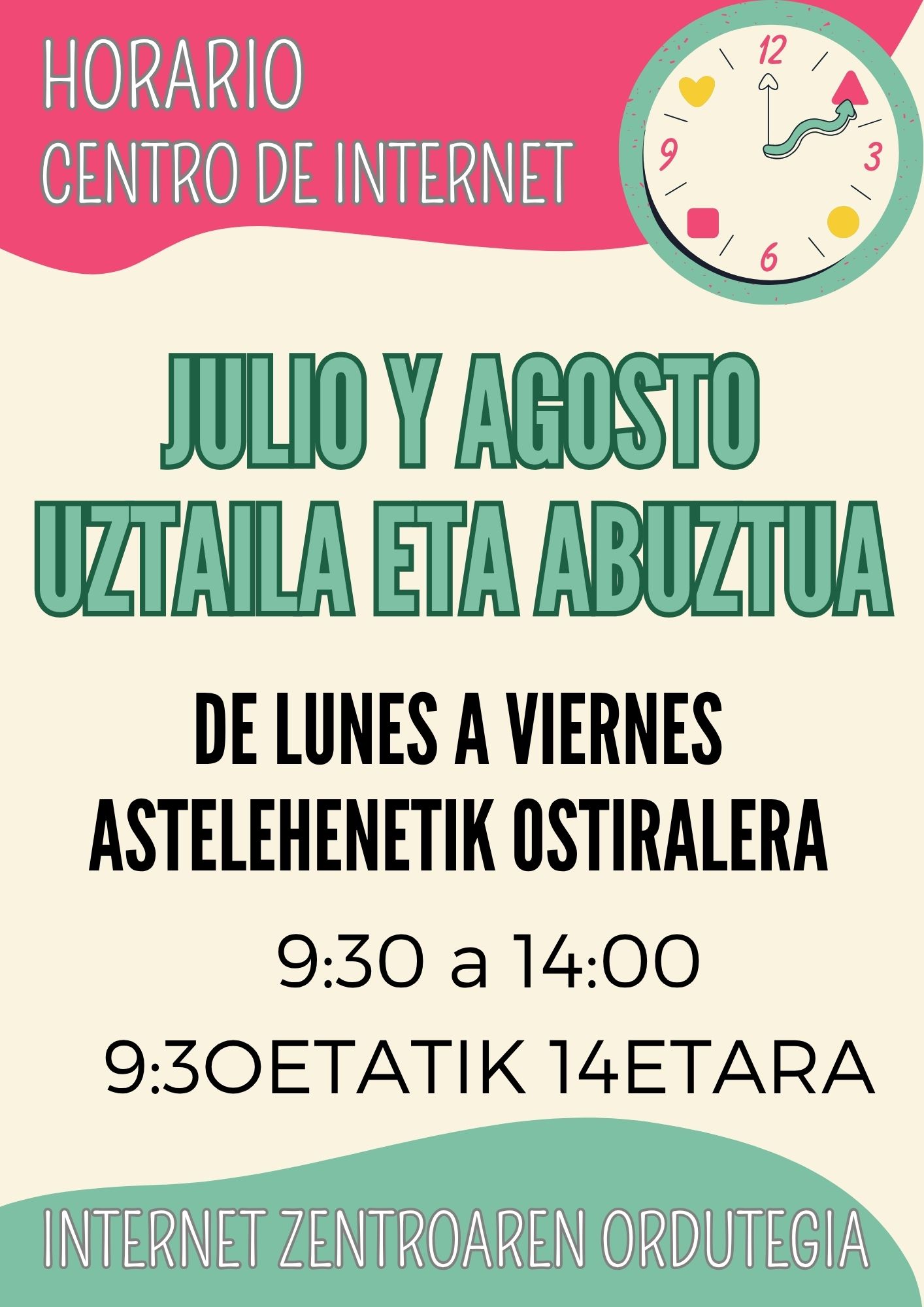 Nuevo horario